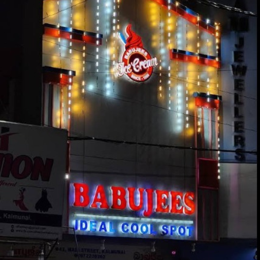 Indulge in delicious ice cream at Babujees Ideal Cool Spot in Kalmunai, Sri Lanka." "Popular ice cream shop on A4, Kalmunai 32300, offering refreshing treats." "Visit Babujees Ideal Cool Spot for a delightful dessert experience in Kalmunai." "Top-rated ice cream parlor in Kalmunai, Sri Lanka, perfect for sweet cravings."