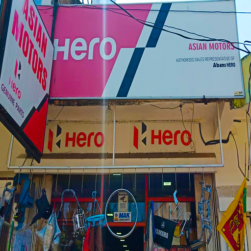 Asian Motors auto dealership and service center in Kalmunai, Sri Lanka – trusted source for motorbikes, scooters, and vehicle repairs